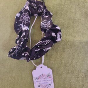 Scrunchie Halloween Themed Wristlet Keyring